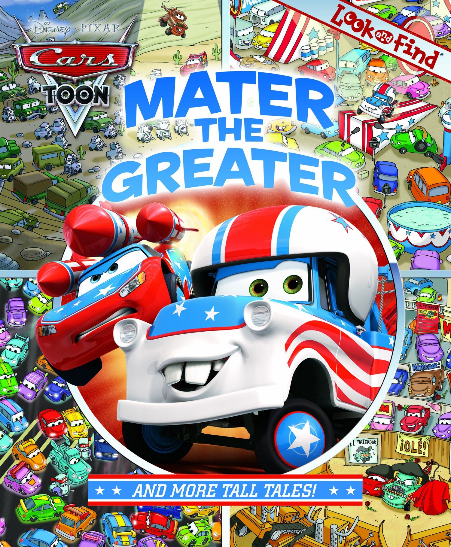 Look and Find: Mater the Greater and More Tall Tales by Editors of Publications International Ltd. (2010) Hardcover,New