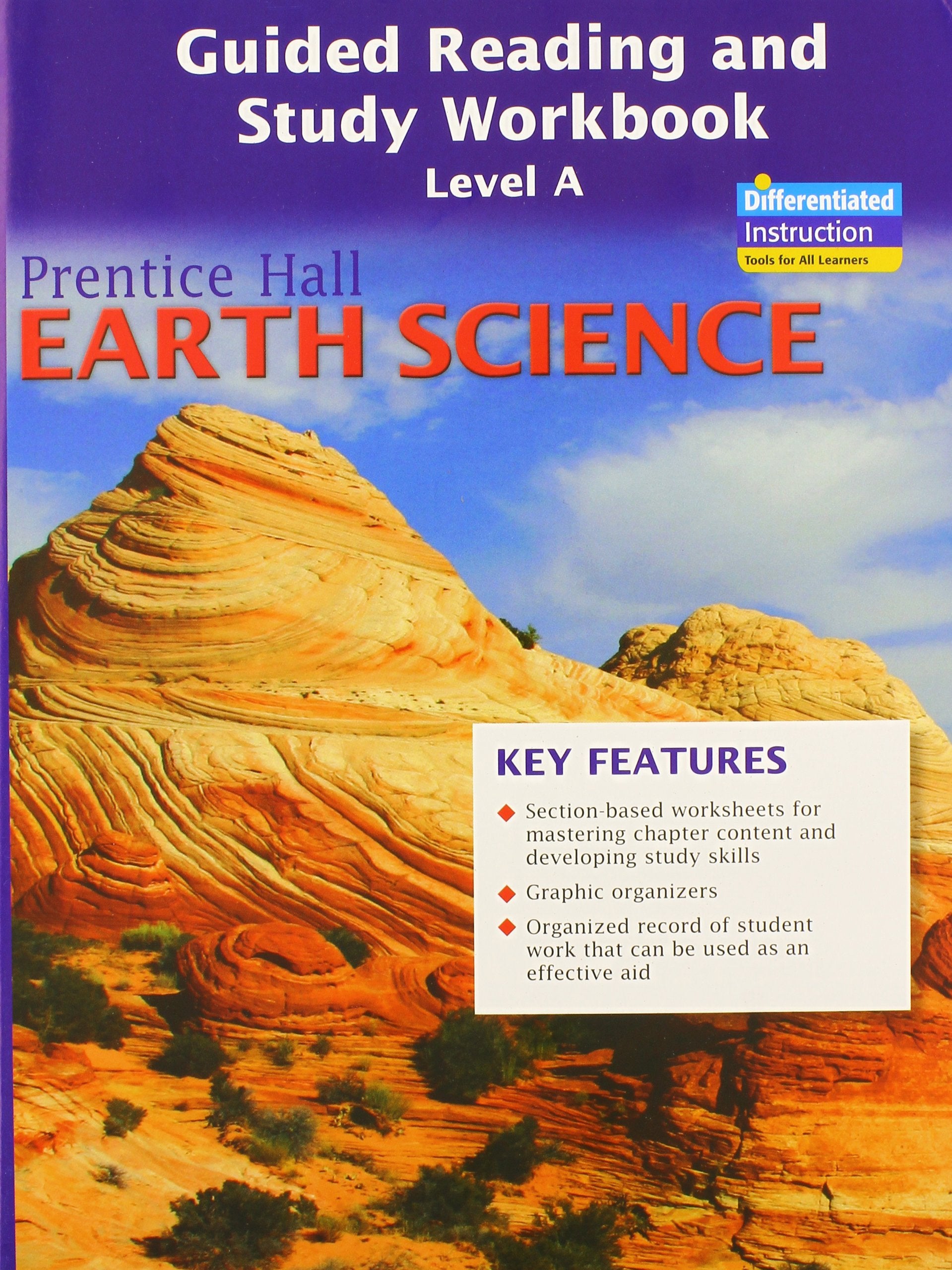 PRENTICE HALL EARTH SCIENCE GUIDED READING AND STUDY WORKBOOK, LEVEL A, SE,Used