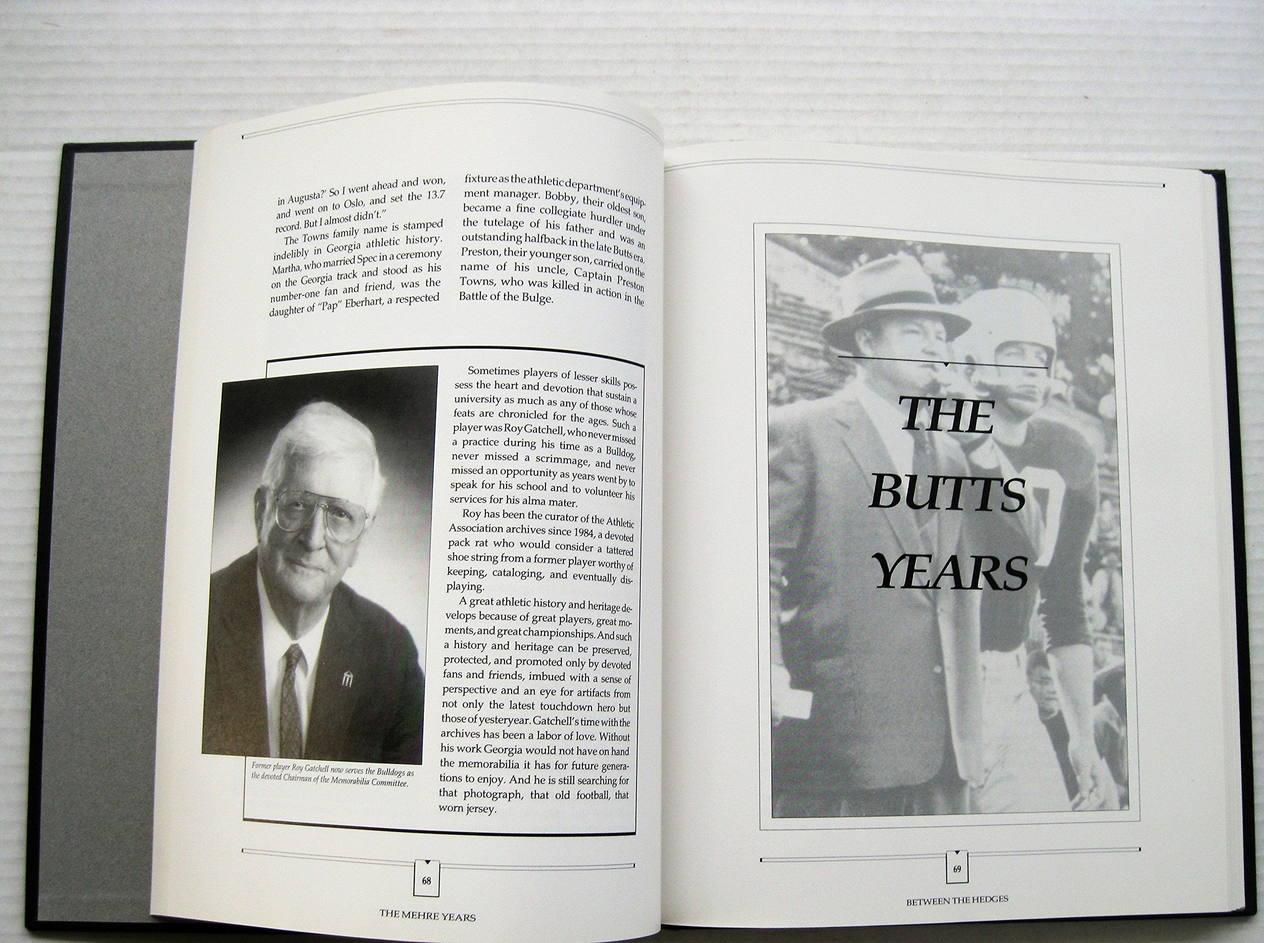 Between the Hedges a Story of Georgia Football,Used