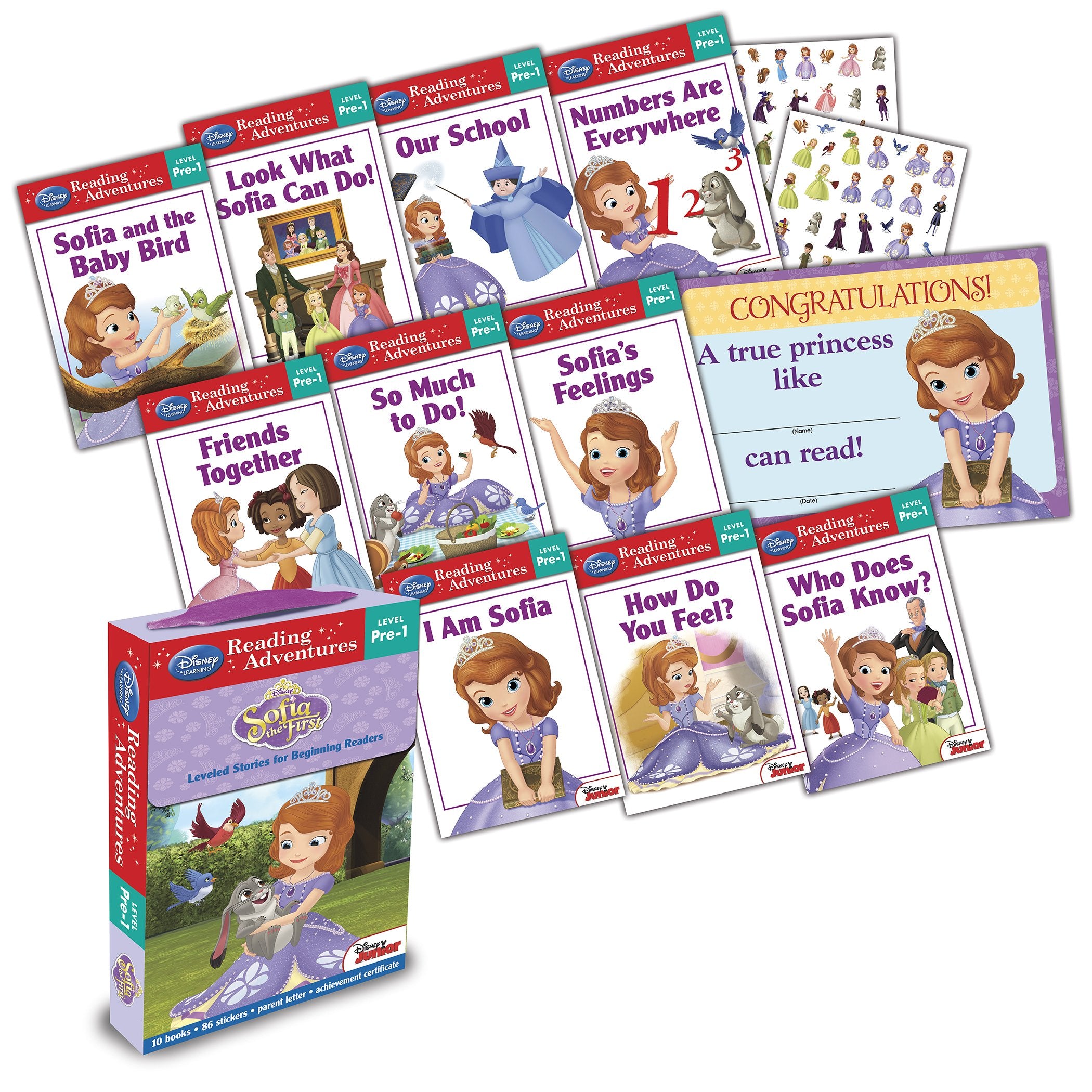 Reading Adventures Sofia The First Level Pre1 Boxed Set