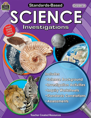 Standardsbased Science Investigations Grd 6,Used