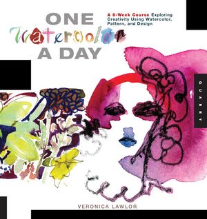 One Watercolor a Day: A 6Week Course Exploring Creativity Using Watercolor, Pattern, and Design (One A Day),Used