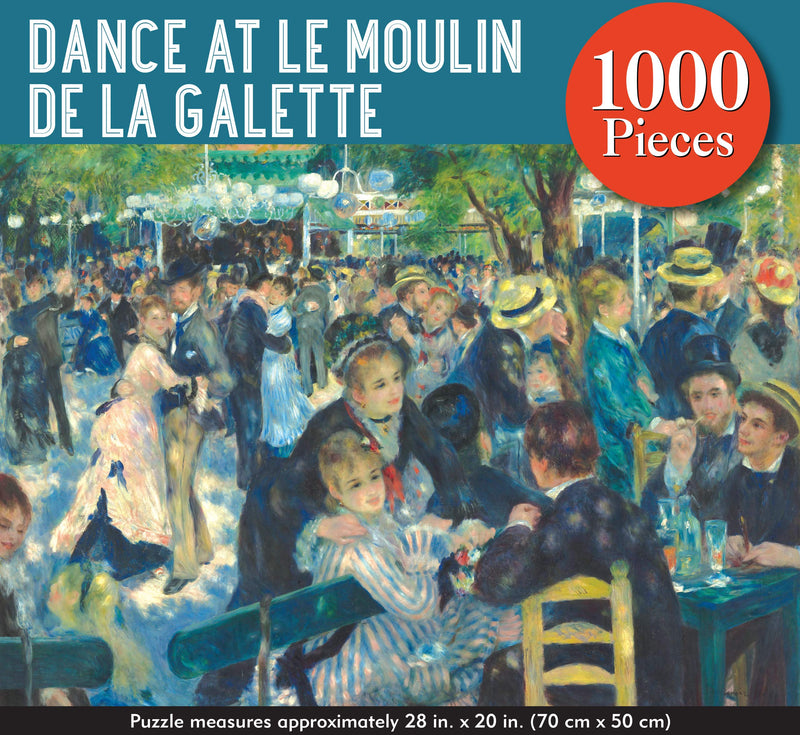 PETER PAUPER PRESS Dance at Le Moulin De La Galette 1000 Piece Jigsaw Puzzle,Used