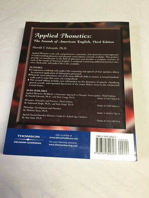 Applied Phonetics: The Sounds Of American English, 3Rd Edition,New