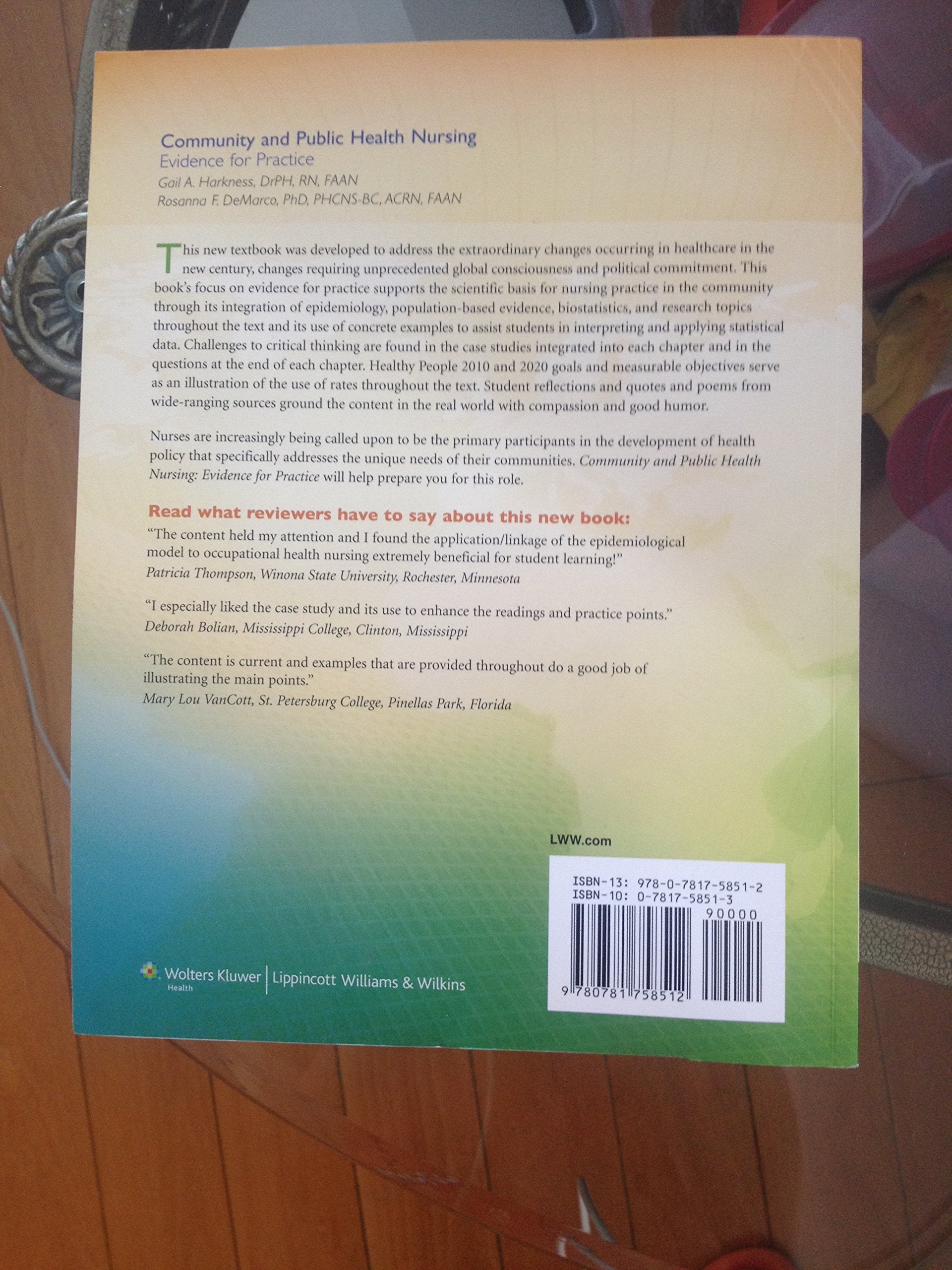 Community and Public Health Nursing: Evidence For Practice,Used