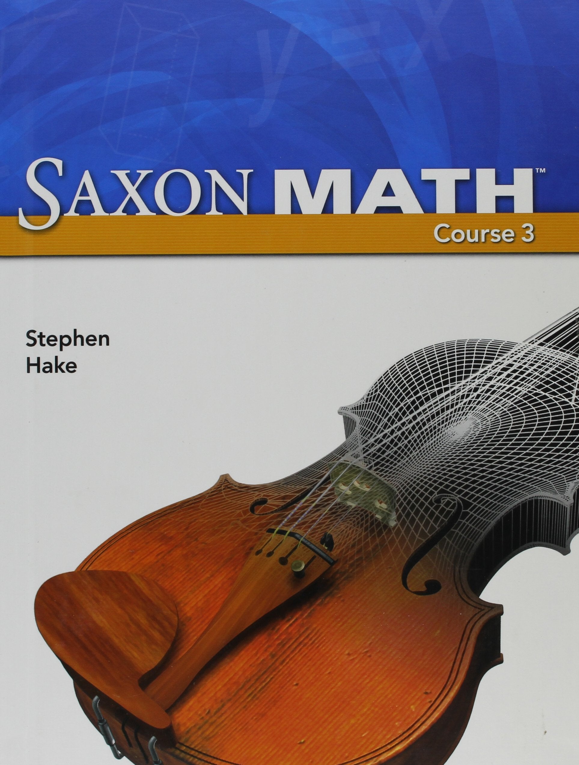 Saxon Math Course 3 (2007 Student edition),Used