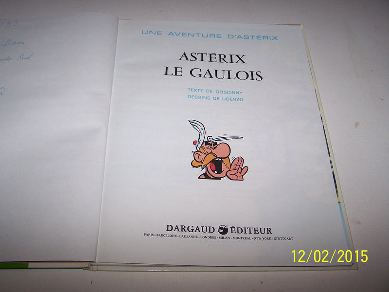 Asterix Le Gaulois (French Edition),New