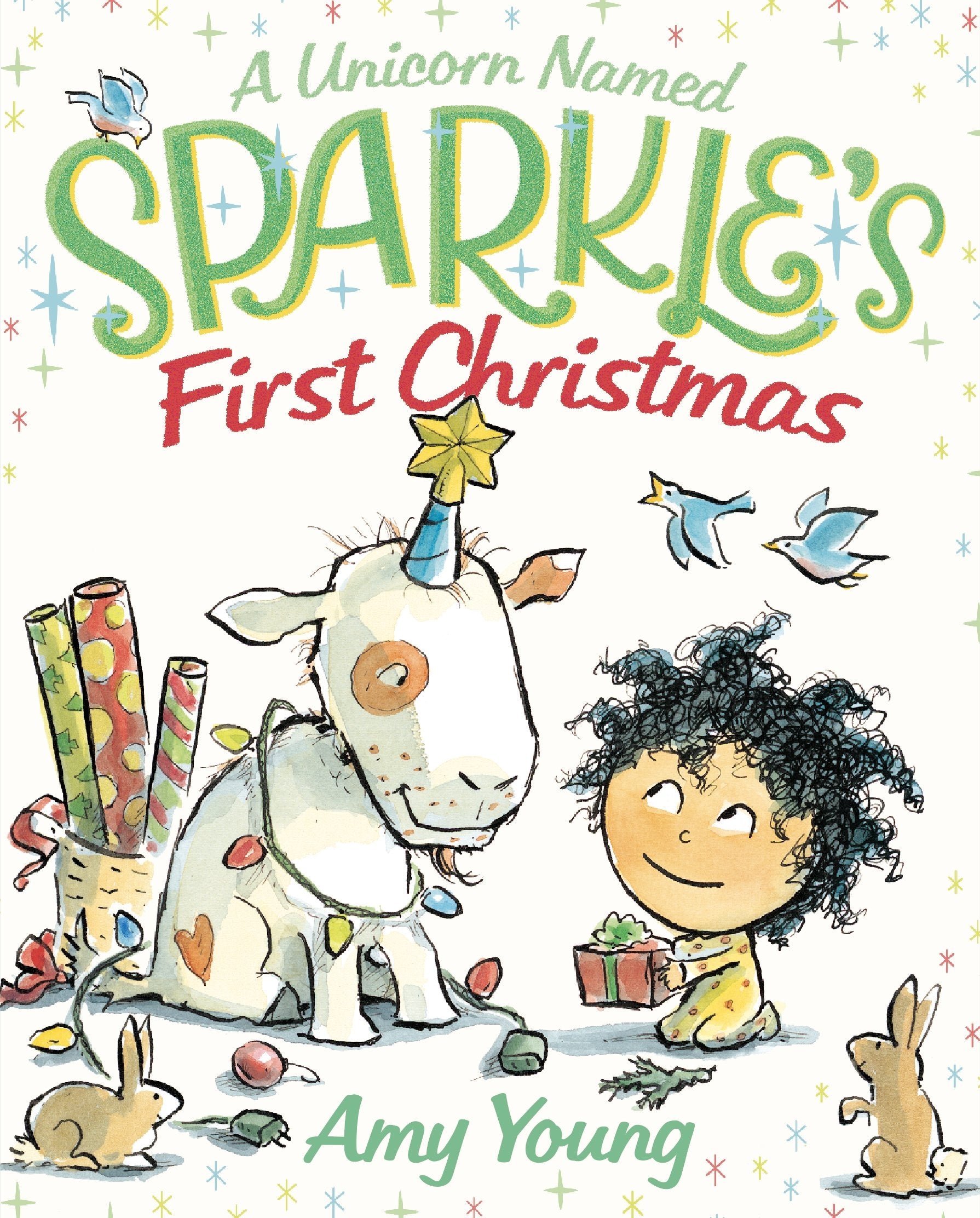 A Unicorn Named Sparkle's First Christmas,Used