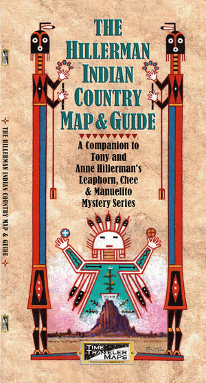 The Hillerman Indian Country Map And Guide,Used