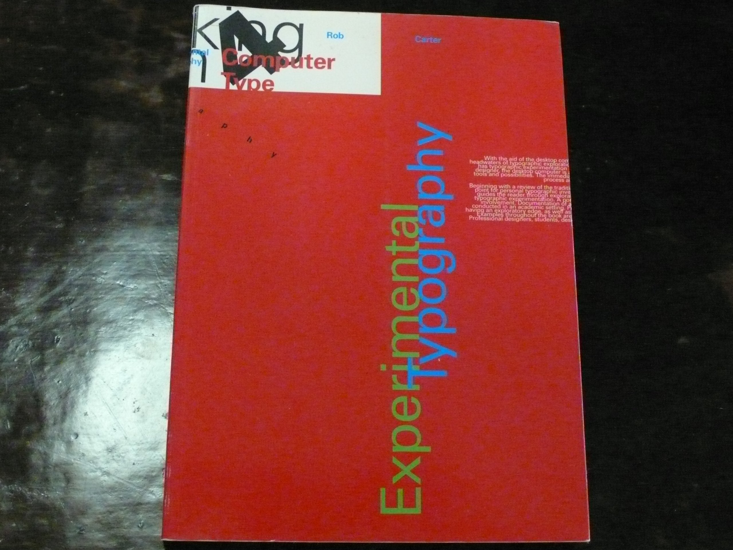 EXPERIMENTAL TYPOGRAPHY (Working With Computer Type , No 4),Used