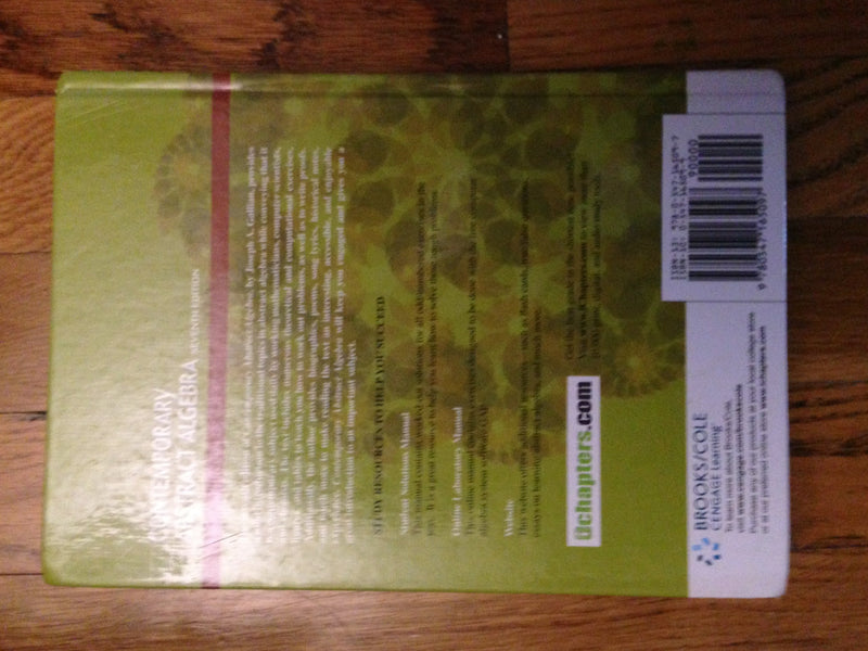 Contemporary Abstract Algebra,New