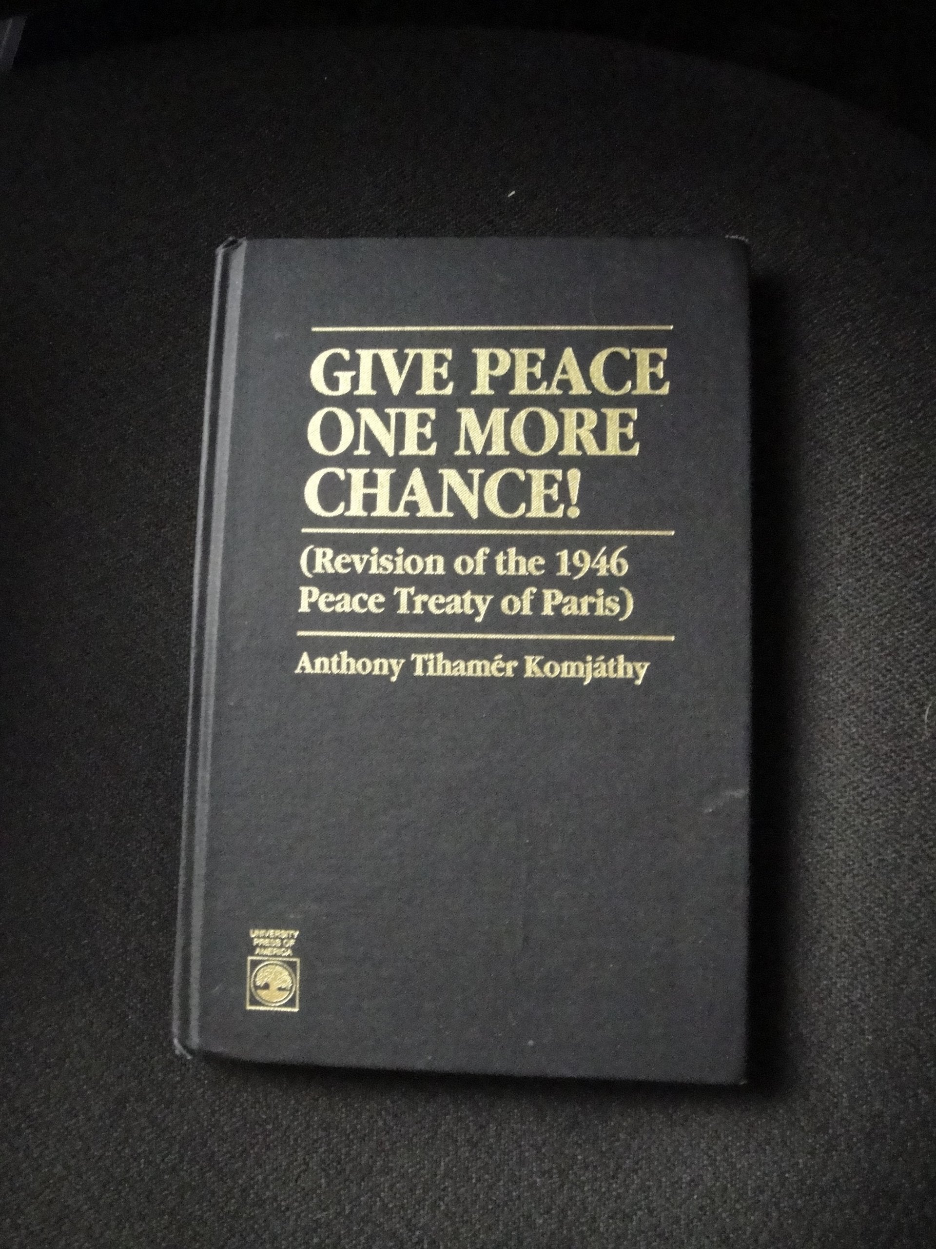Give Peace One More Chance!,Used