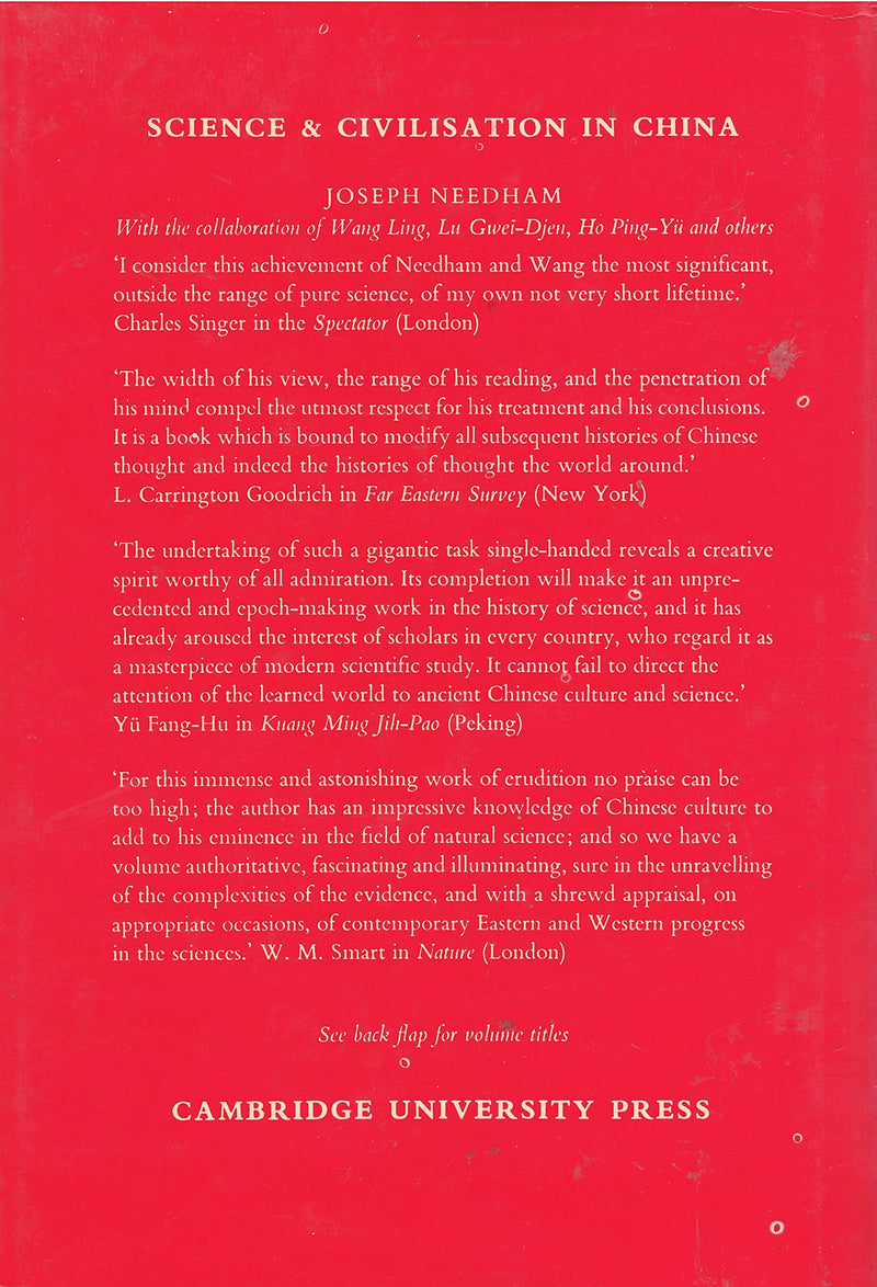 The Shorter Science and Civilisation in China, Vol. 2,Used