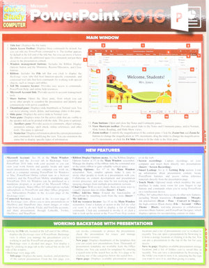 Microsoft Powerpoint 2016 (Quick Study Computer),Used