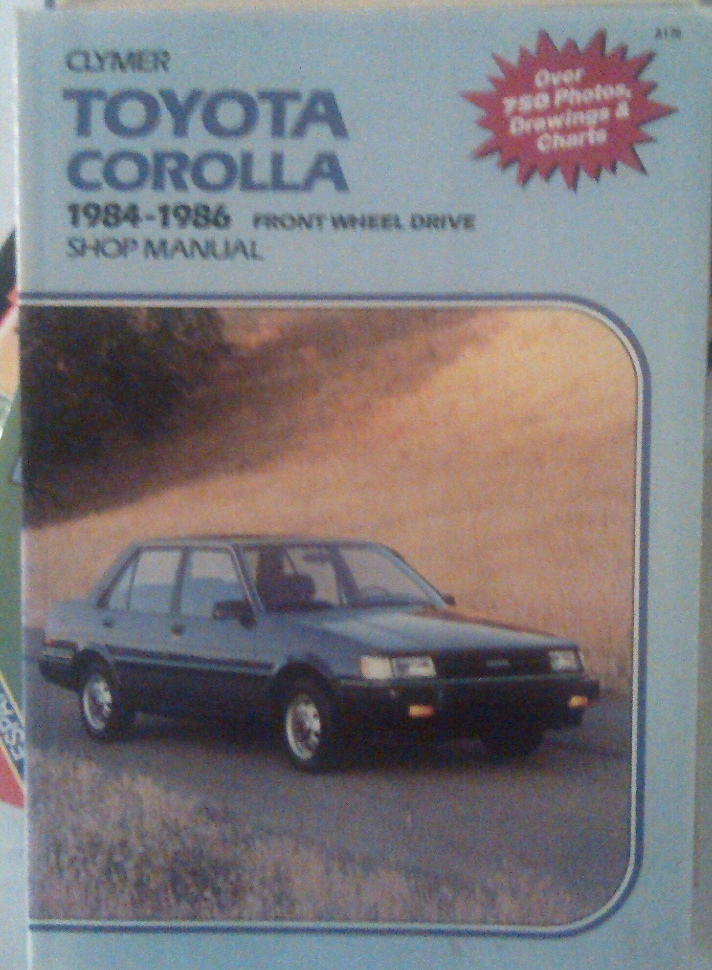 Clymer Toyota Corolla 19841986 Front Wheel Drive Shop Manual A176,Used