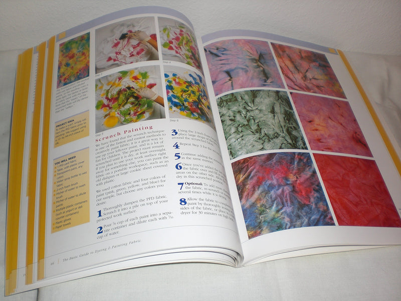 The Basic Guide to Dyeing & Painting Fabric,Used