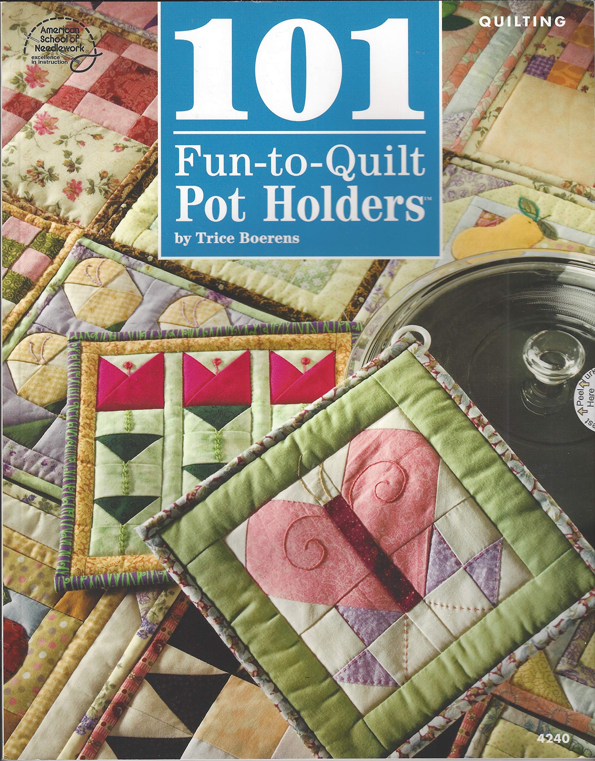 101 FuntoQuilt Pot Holders,Used