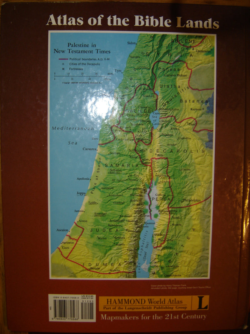 Atlas of the Bible Lands,Used