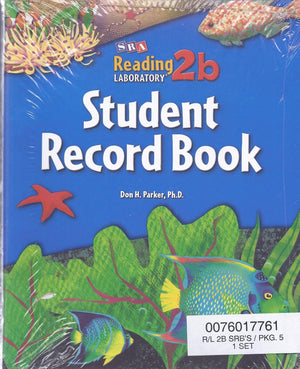 Reading Lab 2b, Student Record Book (5pack), Levels 2.5  8.0 (READING LABS),Used