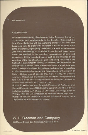 A History of American Archaeology,Used