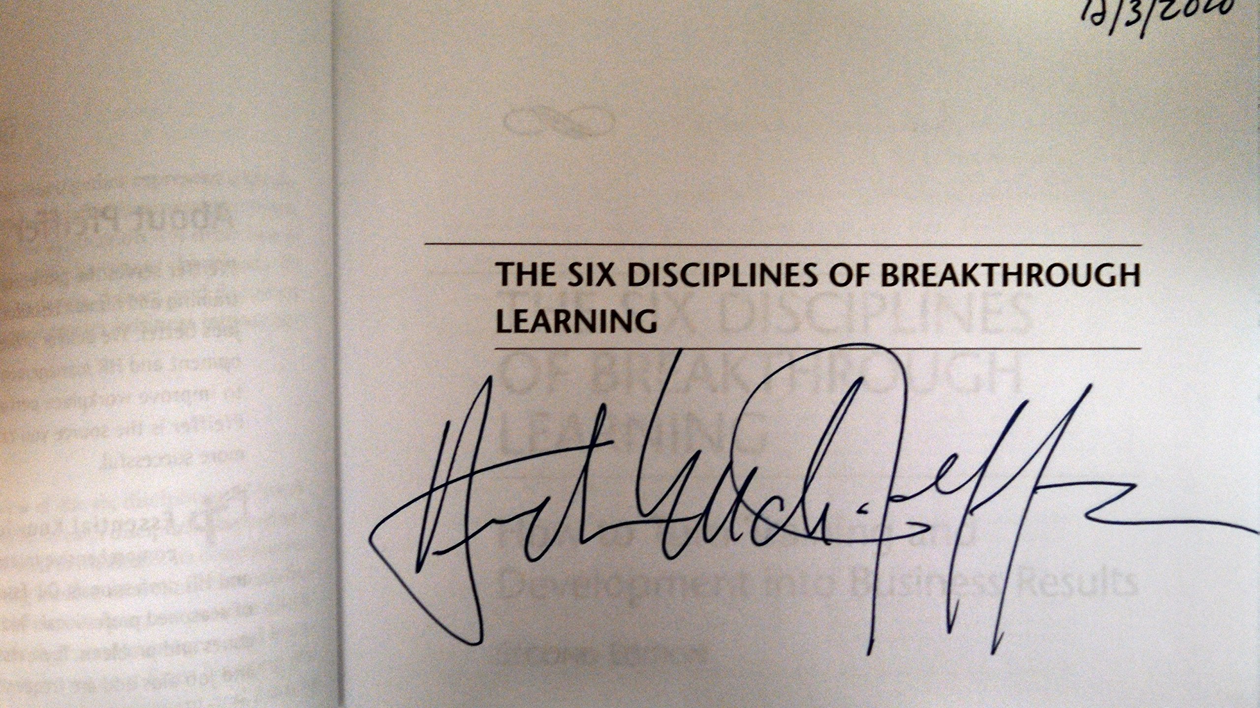 The Six Disciplines Of Breakthrough Learning: How To Turn Training And Development Into Business Results,New