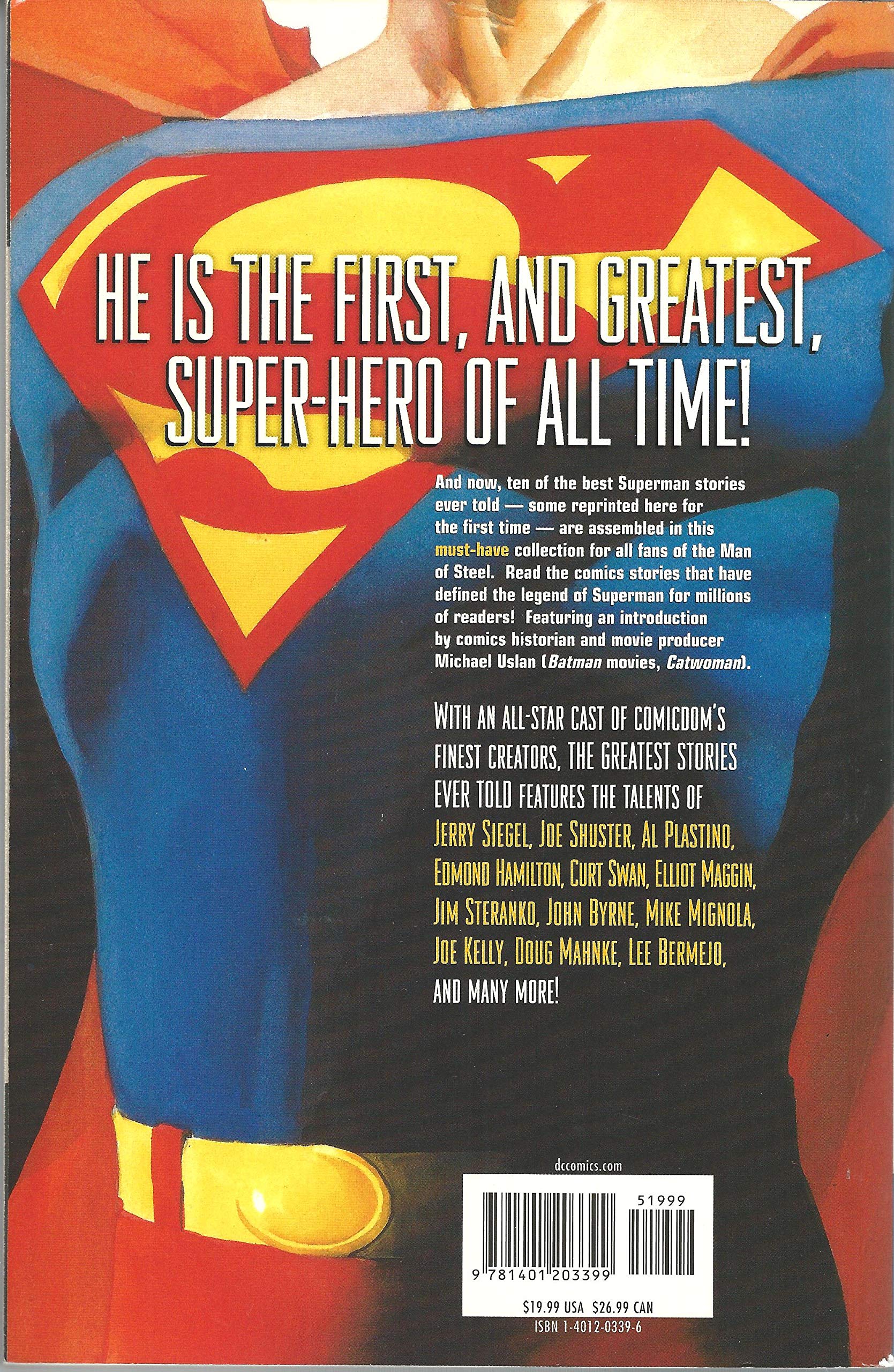 Superman: The Greatest Stories Ever Told VOL 01,New