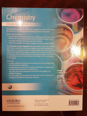 IB Chemistry Course Companion: International Baccalaureate Diploma Programme (International Baccalaureate Course Companions),Used