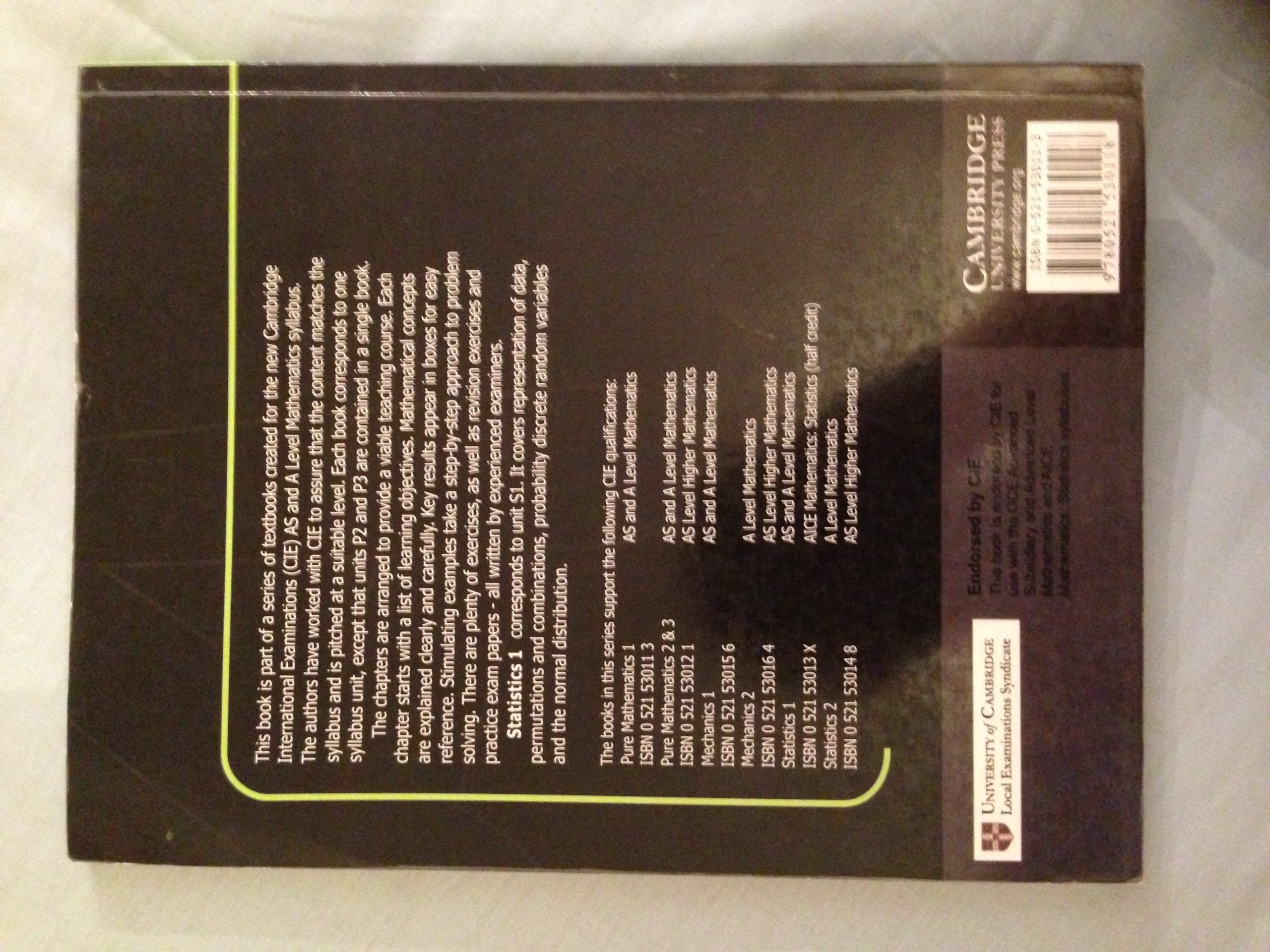 Statistics 1 (International),New