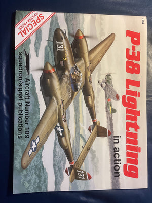 P38 Lightning In Action  Aircraft No. 109,Used