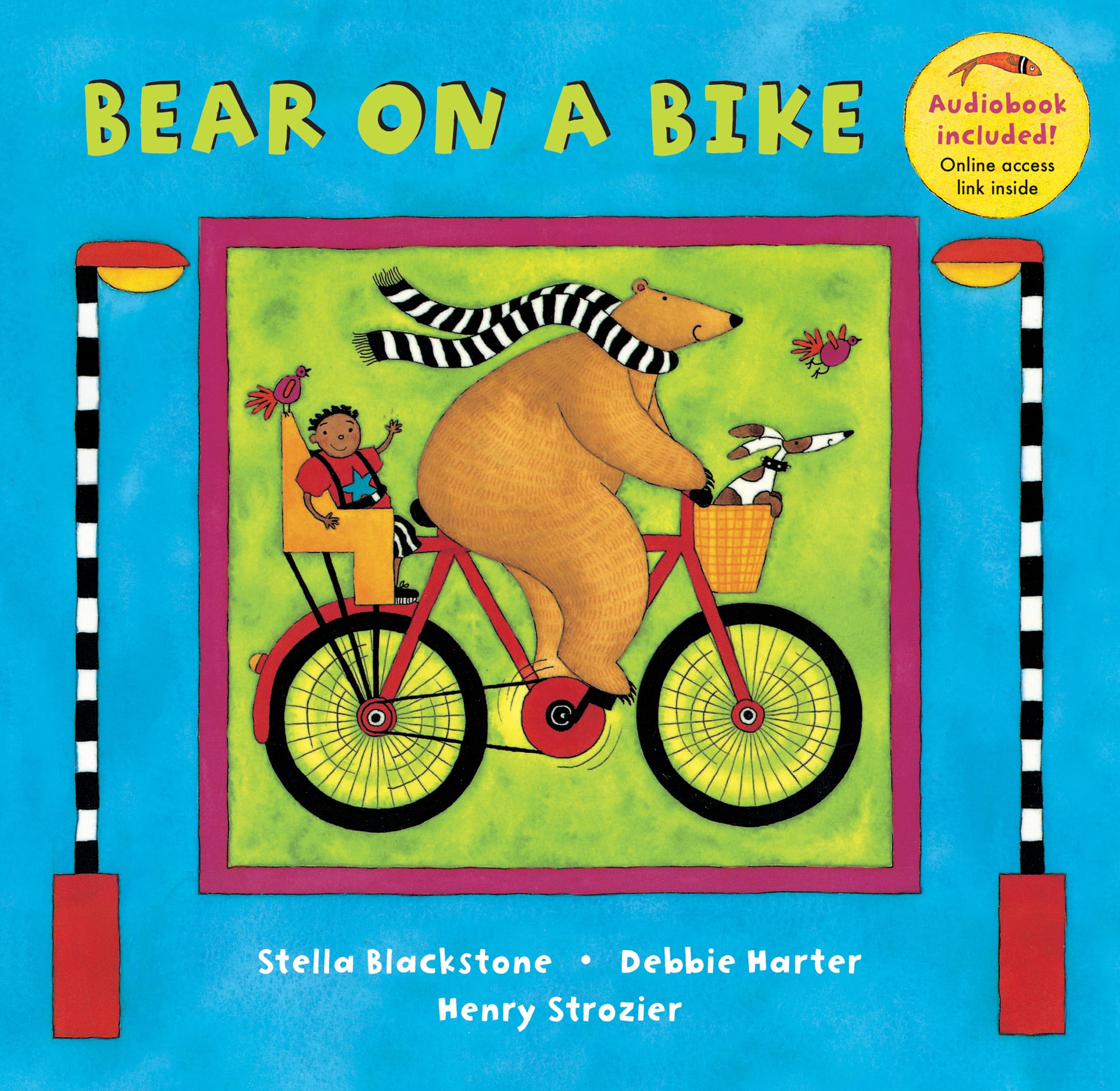Barefoot Books Bear on a Bike,Used