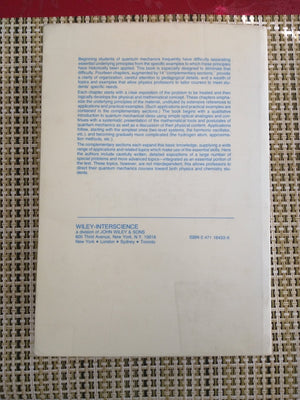 Quantum Mechanics. Volume I,New