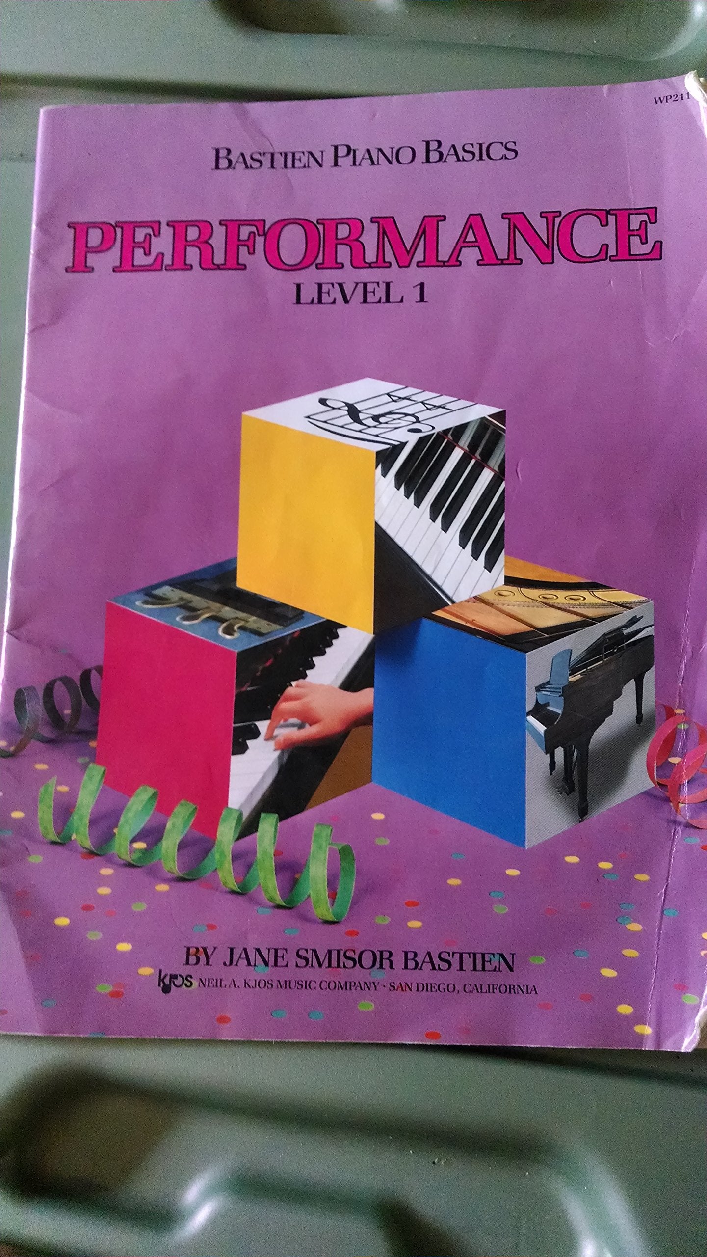 Wp211  Bastien Piano Basics  Performance Level 1-used