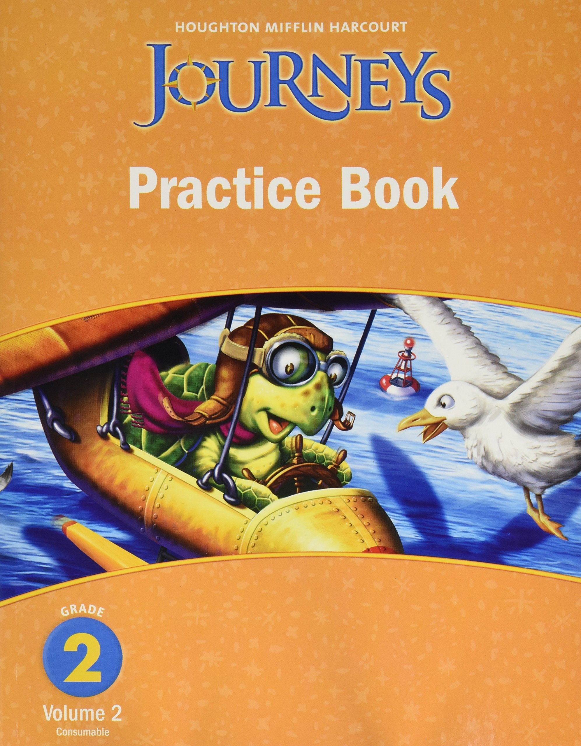Practice Book Consumable Volume 2 Grade 2 (Hmr Journeys/Medallions/portals 201012),Used