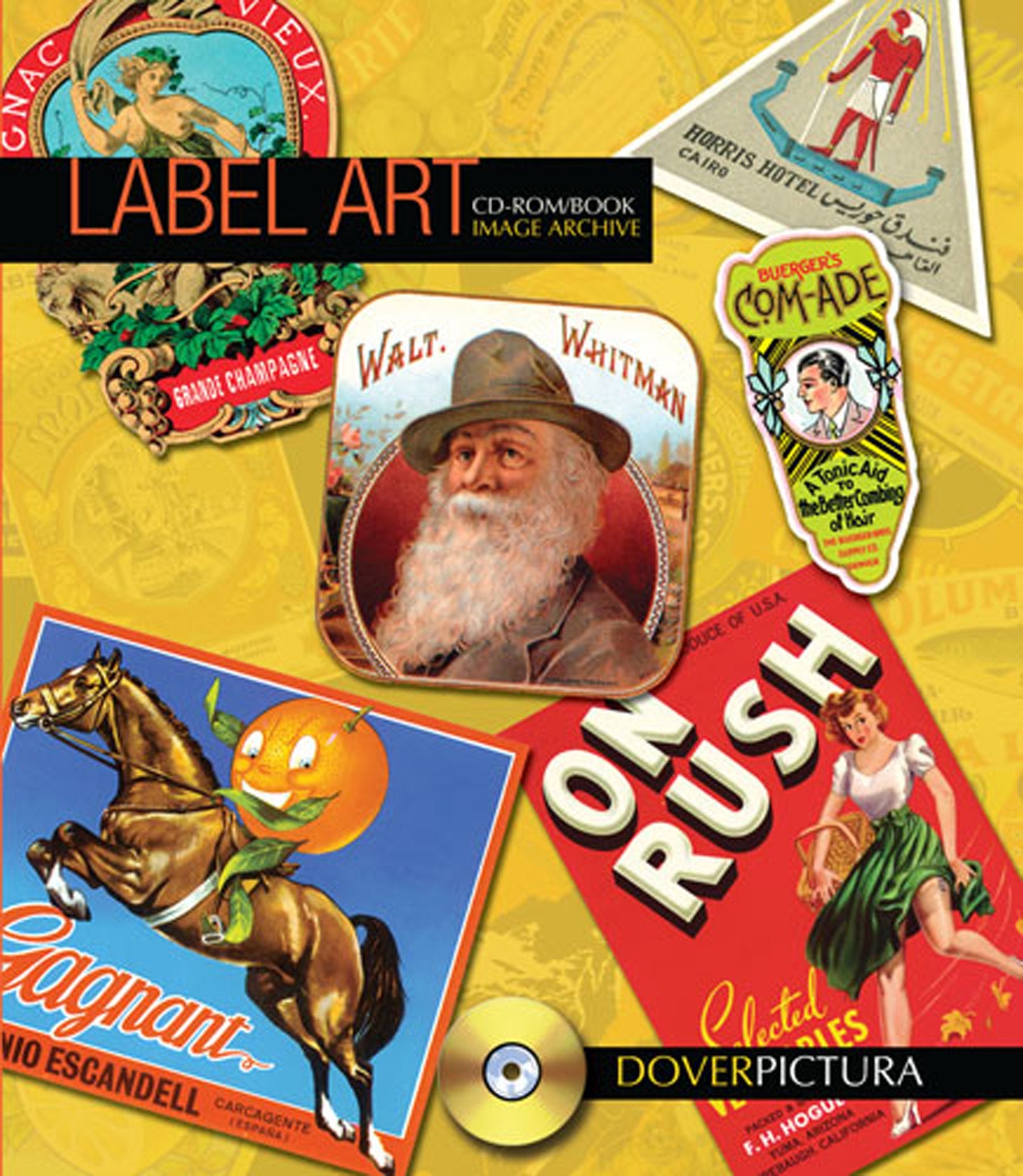 Label Art (Dover Pictura Electronic Clip Art),Used