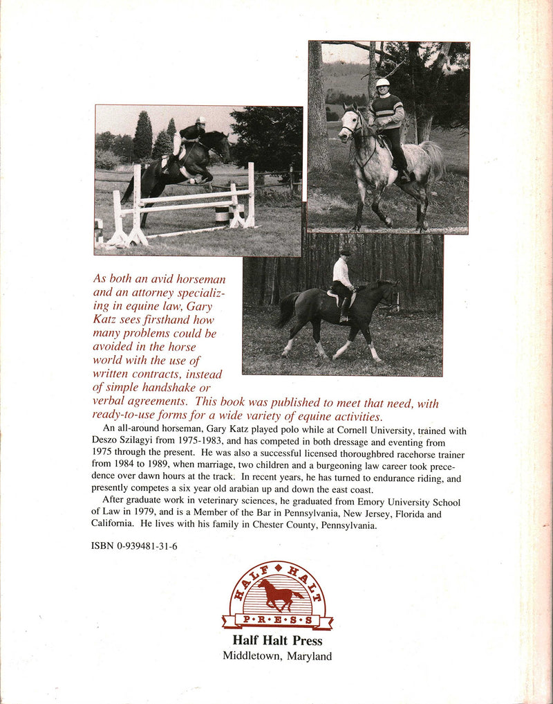 The Equine Legal Handbook,Used