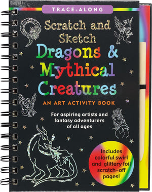 Scratch & Sketch Dragons & Mythical Creatures (Trace Along),Used