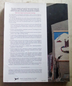 The Weaving, Spinning, and Dyeing Book,Used