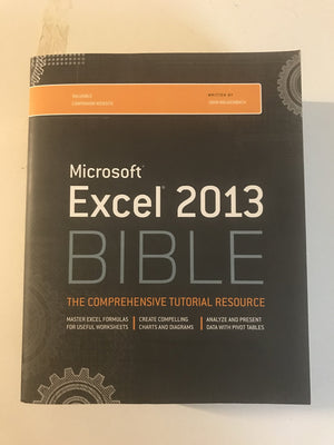 Excel 2013 Bible,Used