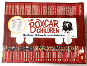 The Boxcar Children Favorites 30 Books Boxed Collection With Activity Book, Journal, Sticker Sheet , Dvd, Magnifying Glass, And ,New