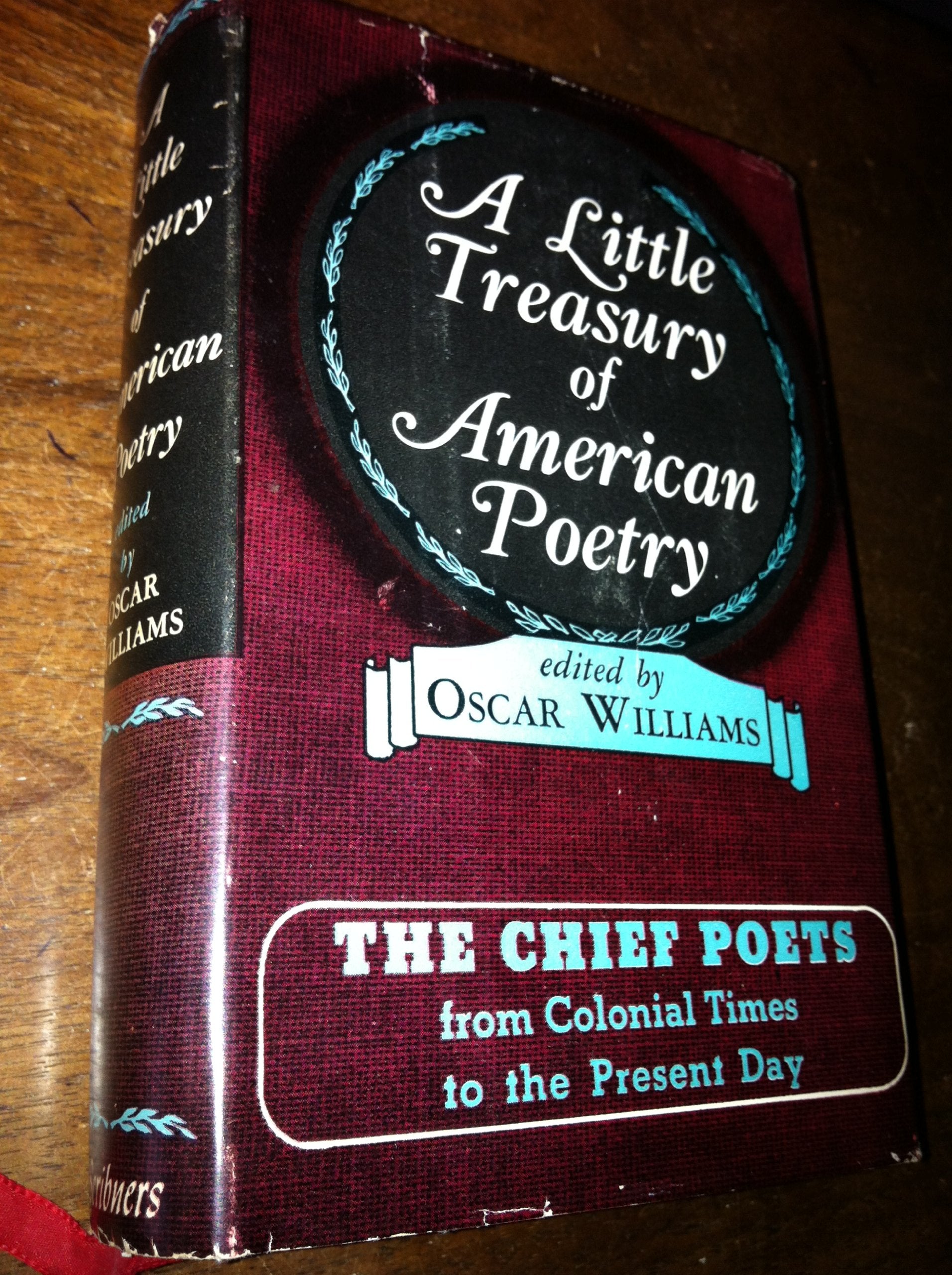 A Little Treasury of American Poetry; The Chief Poets from Colonial Times to the Present Day.,Used