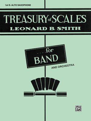 Treasury of Scales for Band and Orchestra 1st EFlat Alto Saxophone,Used