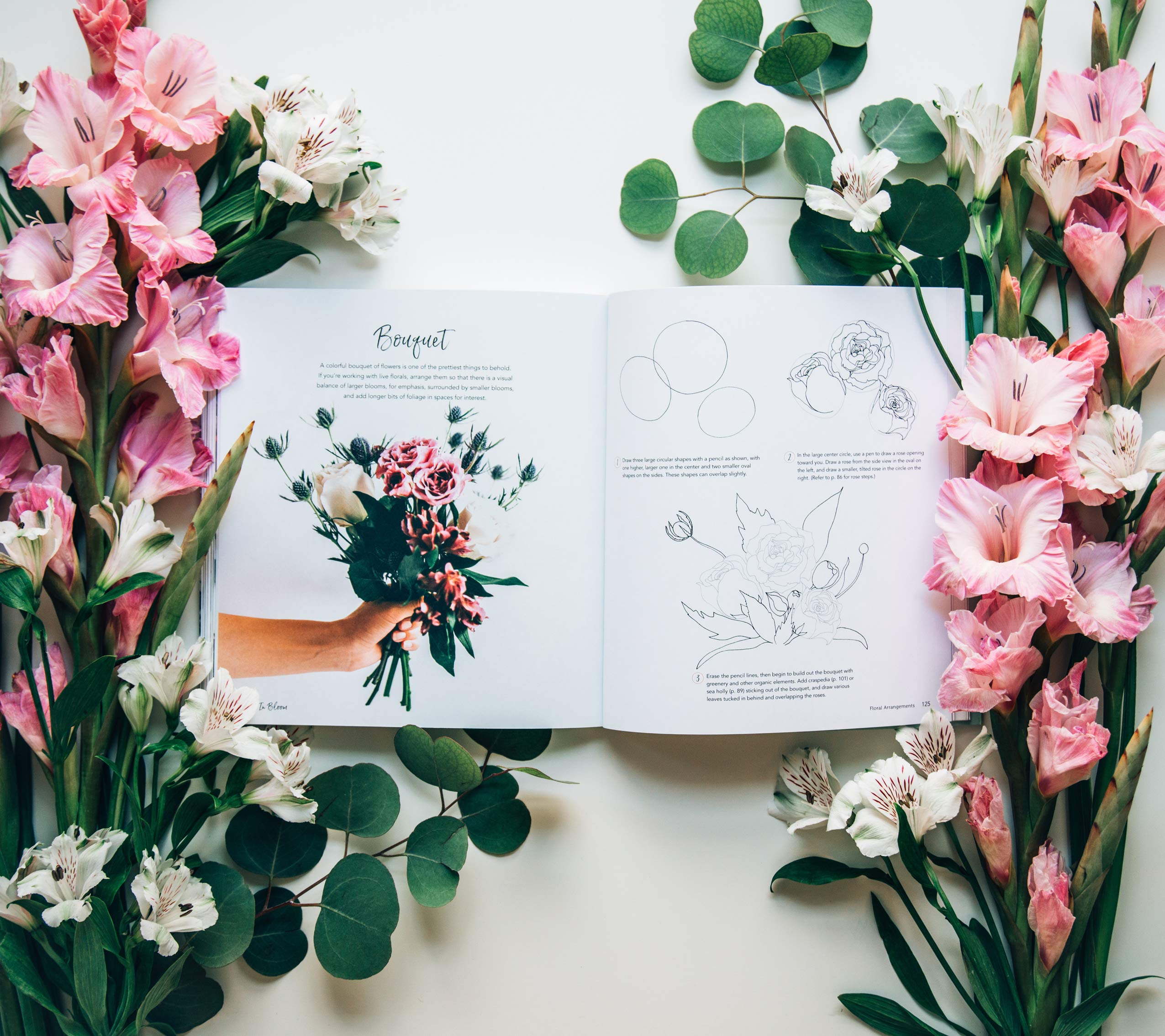 In Bloom: A Stepbystep Guide To Drawing Lush Florals