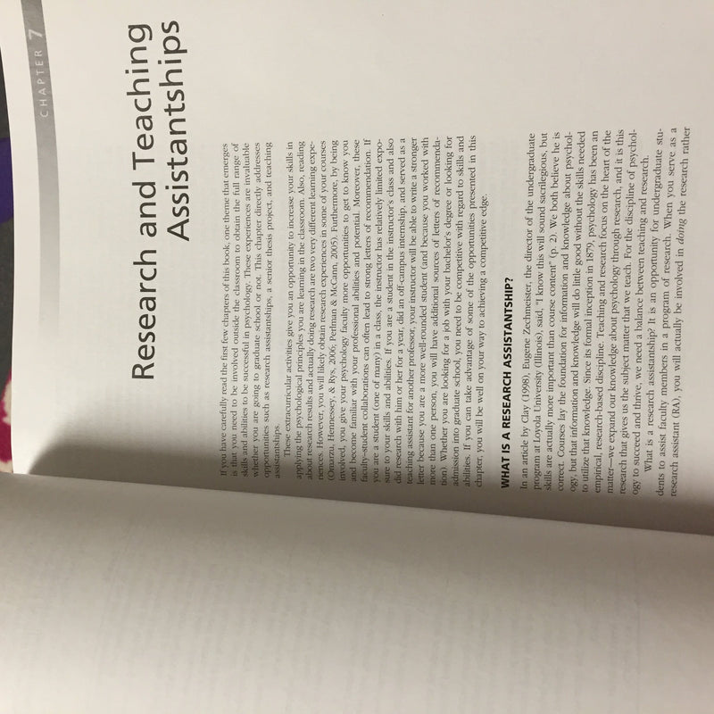 Psychology Major, The: Career Options and Strategies for Success,Used