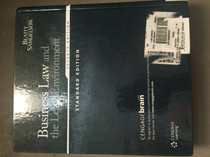 Business Law and the Legal Environment,Used