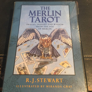 The Merlin Tarot/Book and Cards,Used