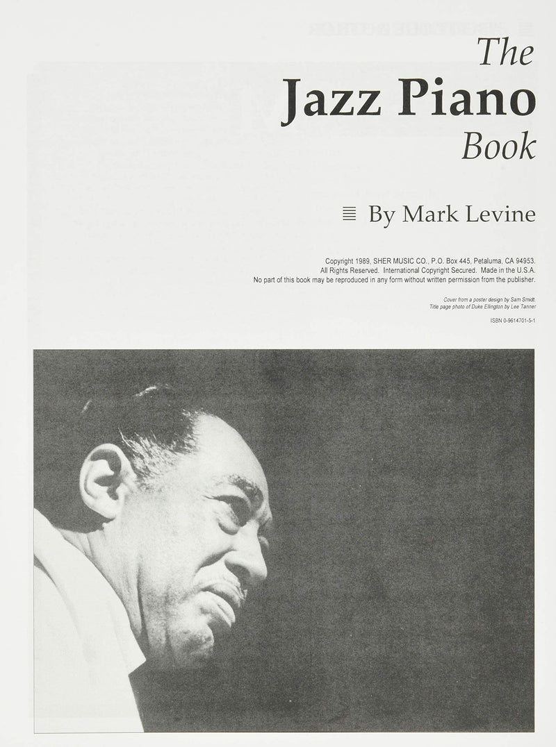 The Jazz Piano Book,New