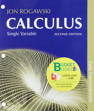 Calculus: Early Transcendentals Single Variable,Used