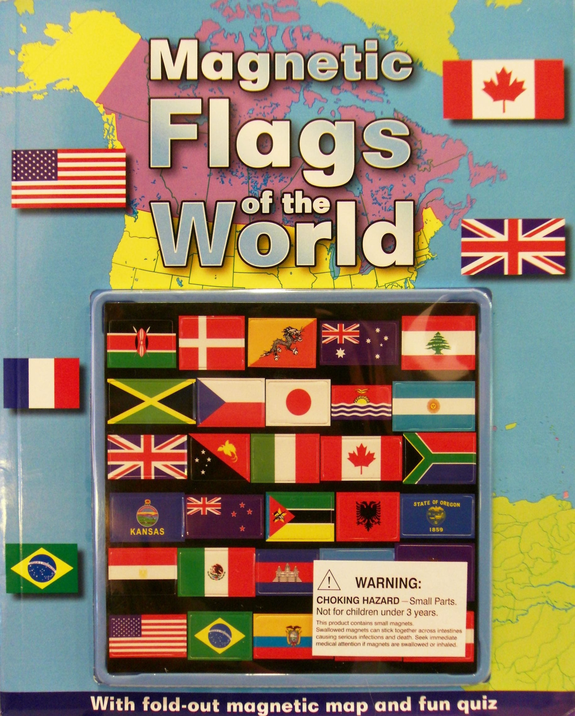 Magnetic Flags of the World,Used