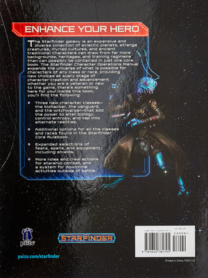 Starfinder RPG: Character Operations Manual,Used