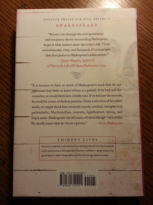 Shakespeare: The World As Stage (Eminent Lives),New